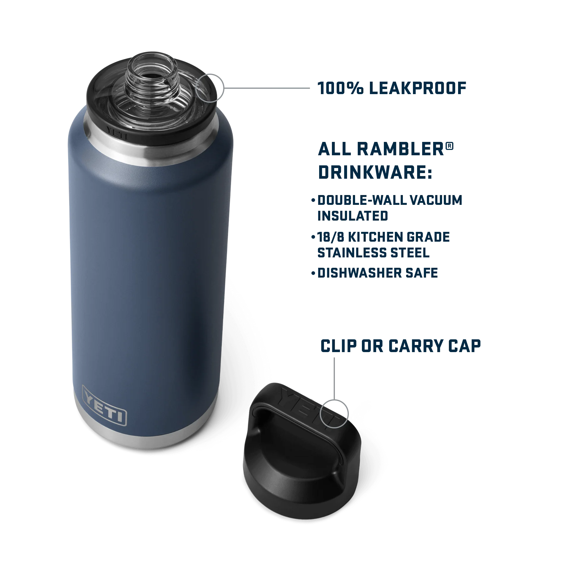 Rambler® 46 oz (1.4L) Bottle With Chug Cap - Image 84