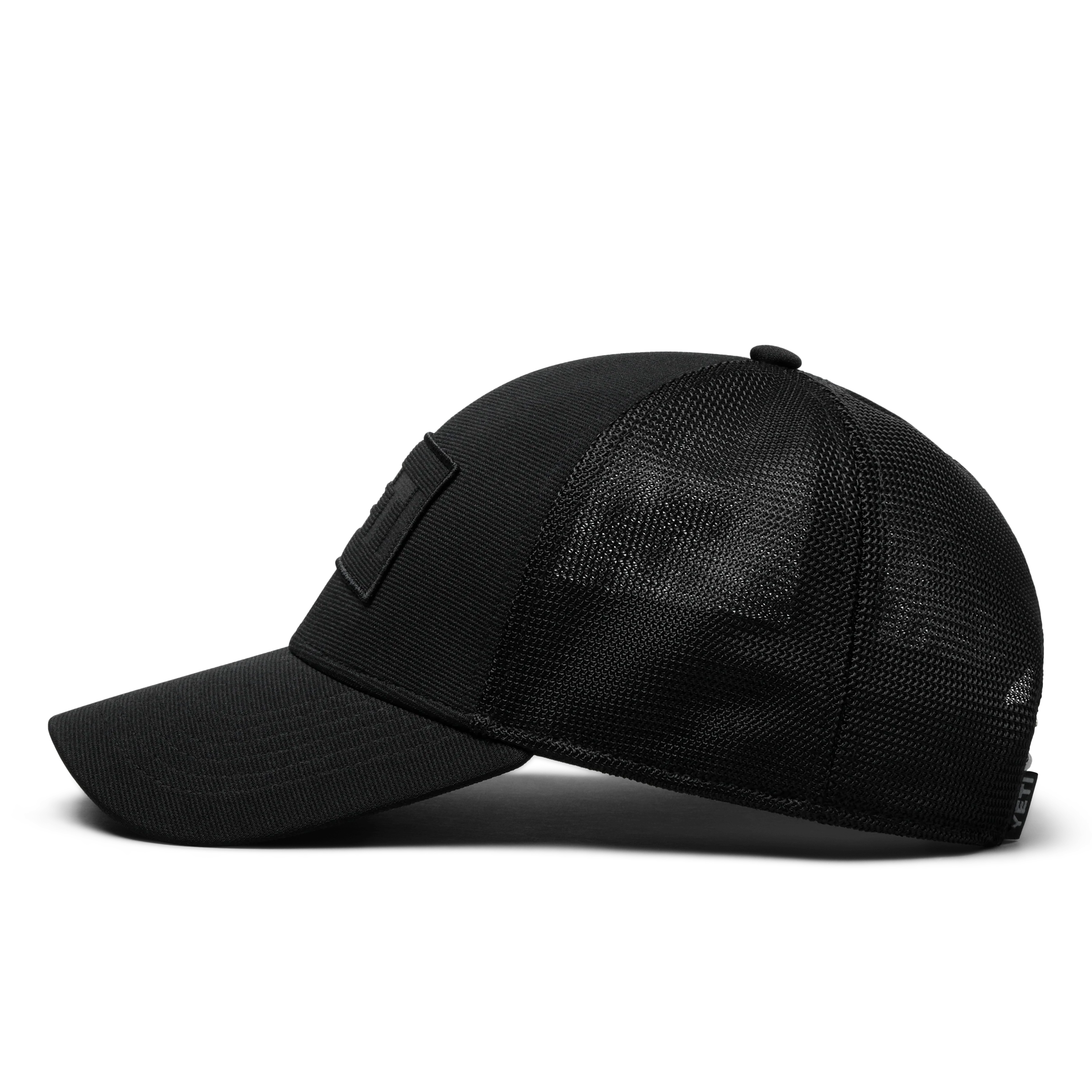 Core Patch Trucker Hat Black on Black - Image 3