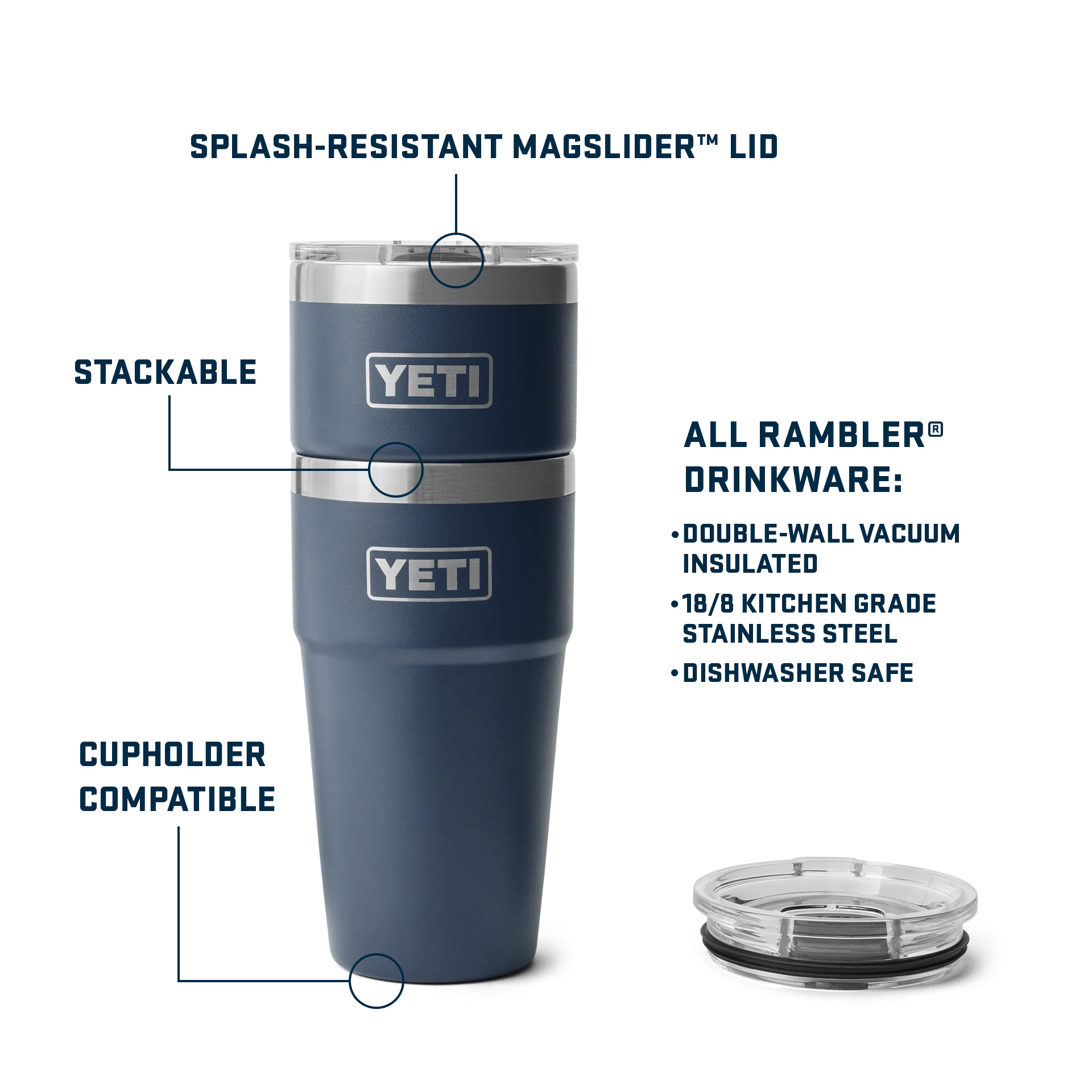 Rambler® 20 oz (591 ml) Stackable Cup - Image 113