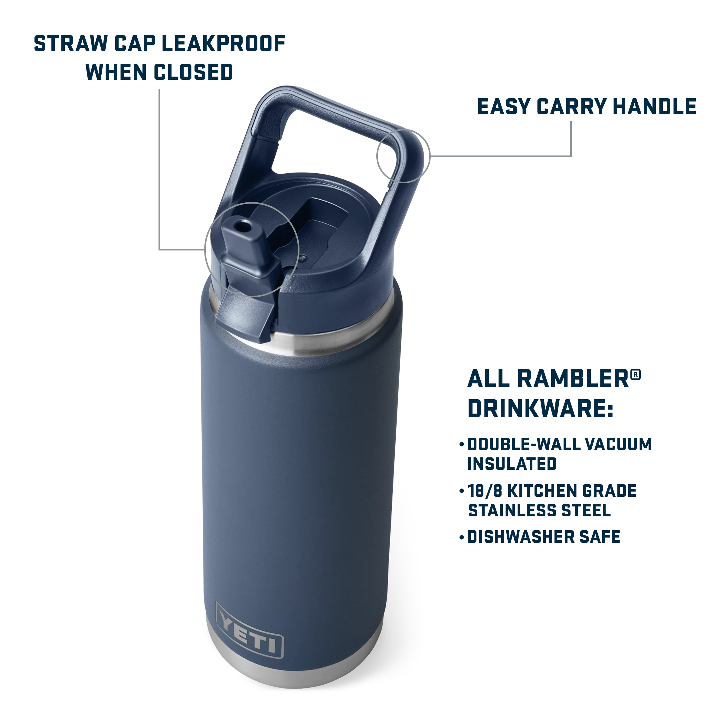 Rambler® 26 oz (769 ML) Straw Bottle - Image 77