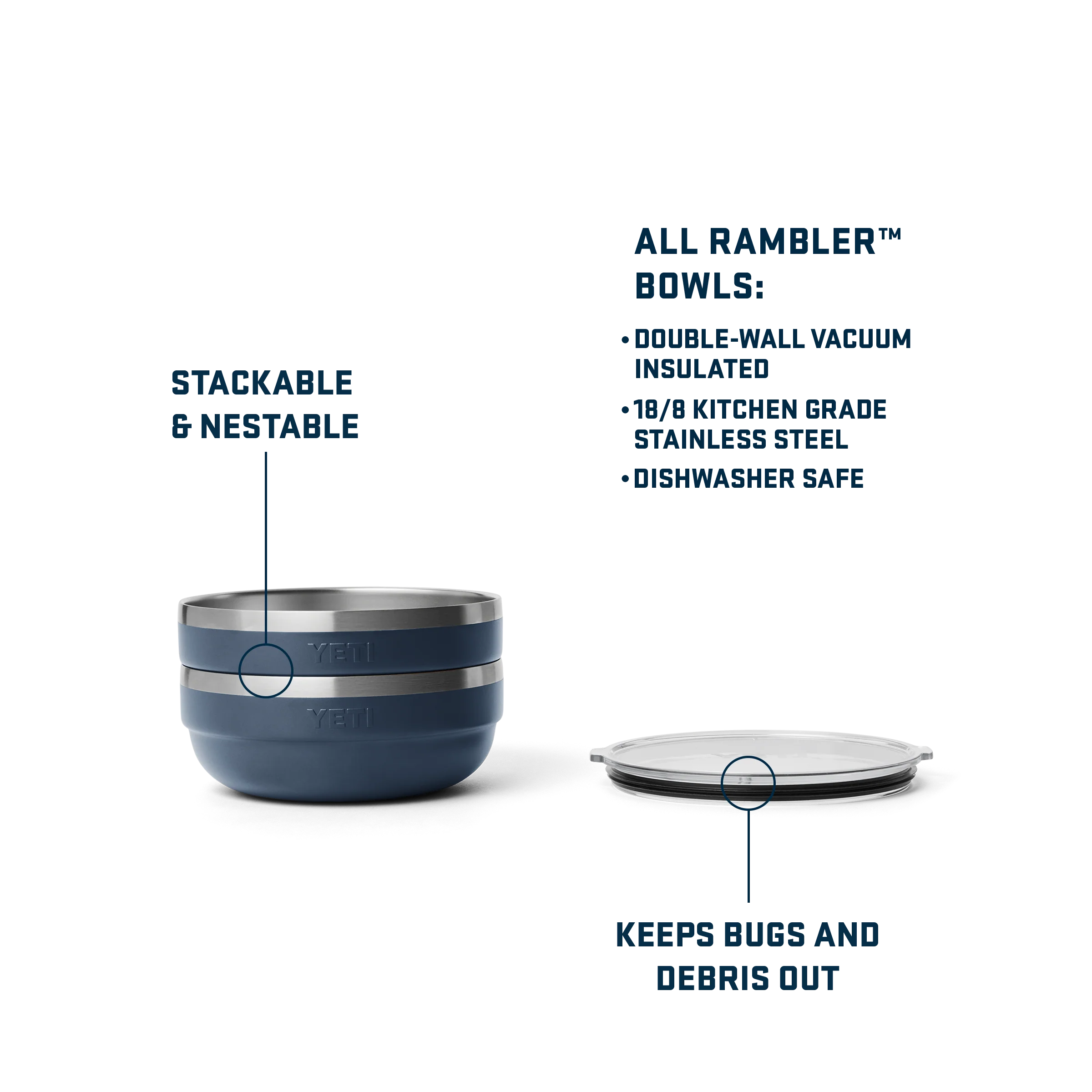 Rambler® Medium Insulated Low Bowl - Image 24
