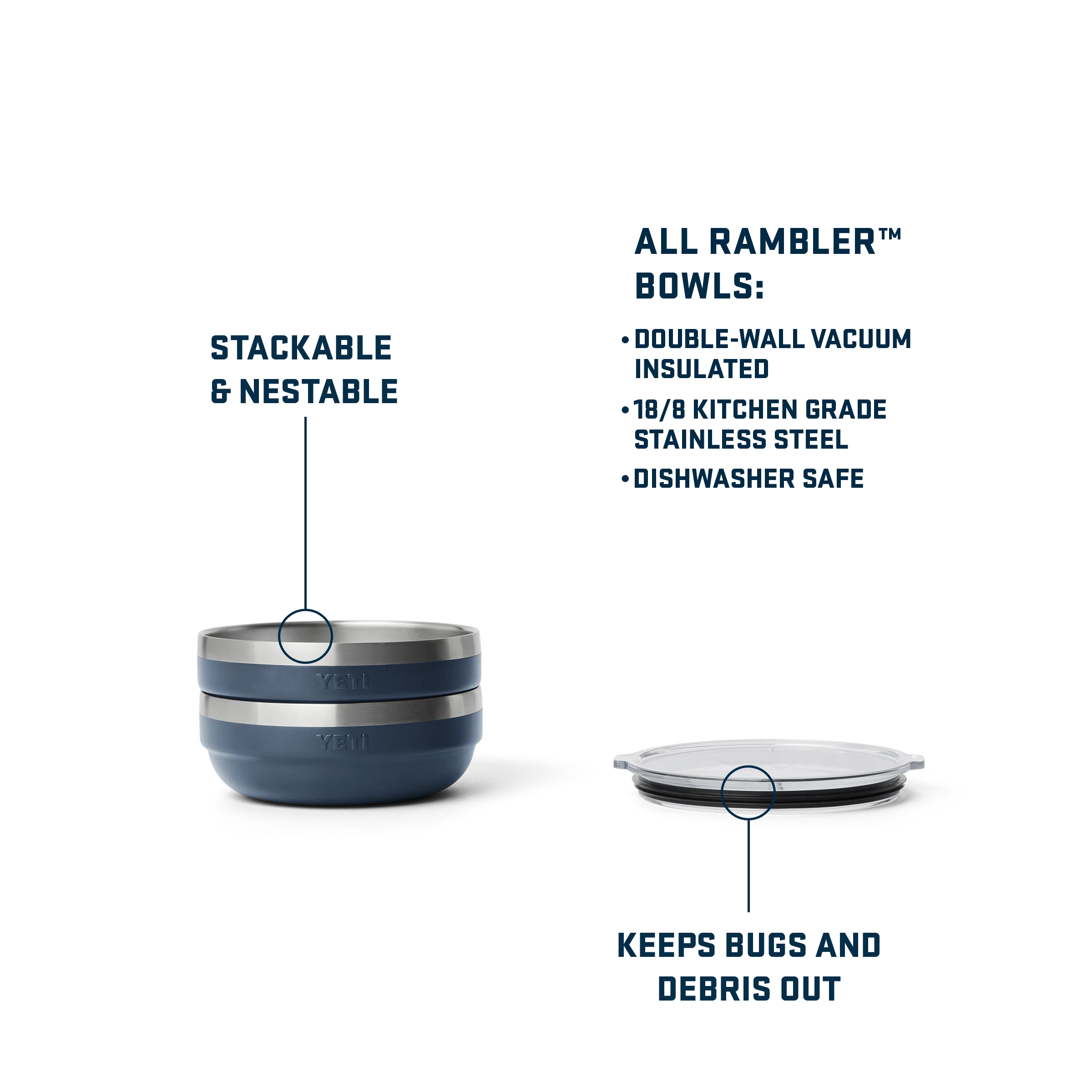 Rambler® Small Insulated Low Bowl - Image 30