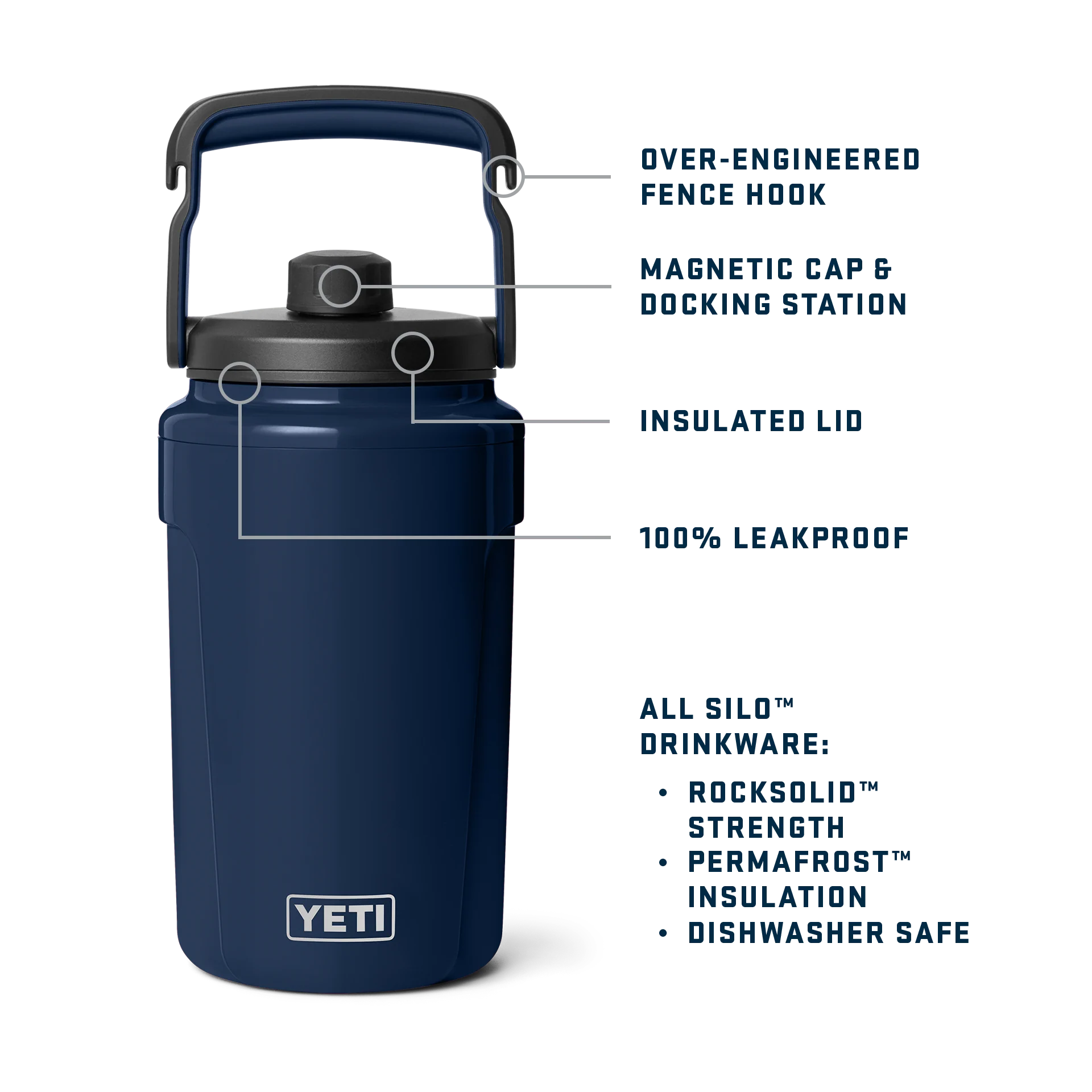 Silo™ Half Gallon (1.9 L) Jug with Chug Cap - Image 13