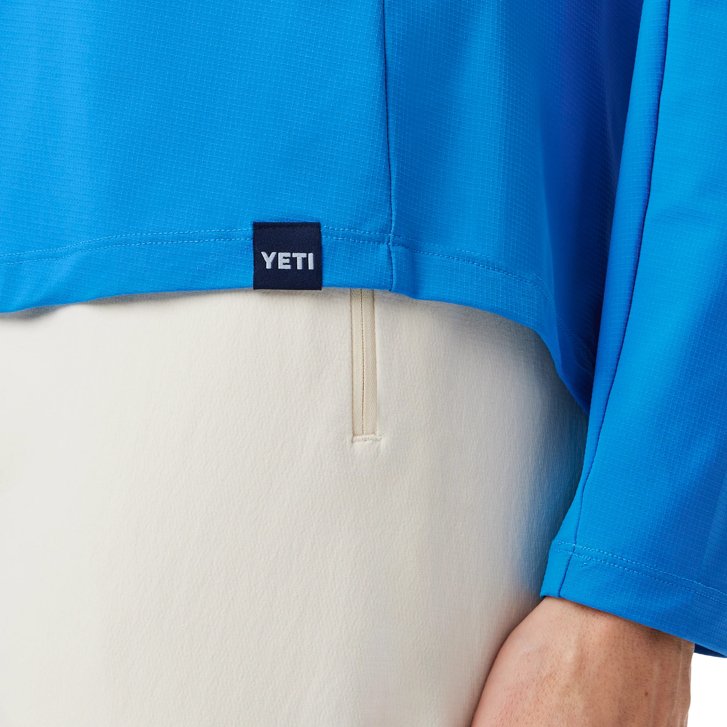 Women's Crew Neck Ultra Light Sunshirt Blue - Image 8