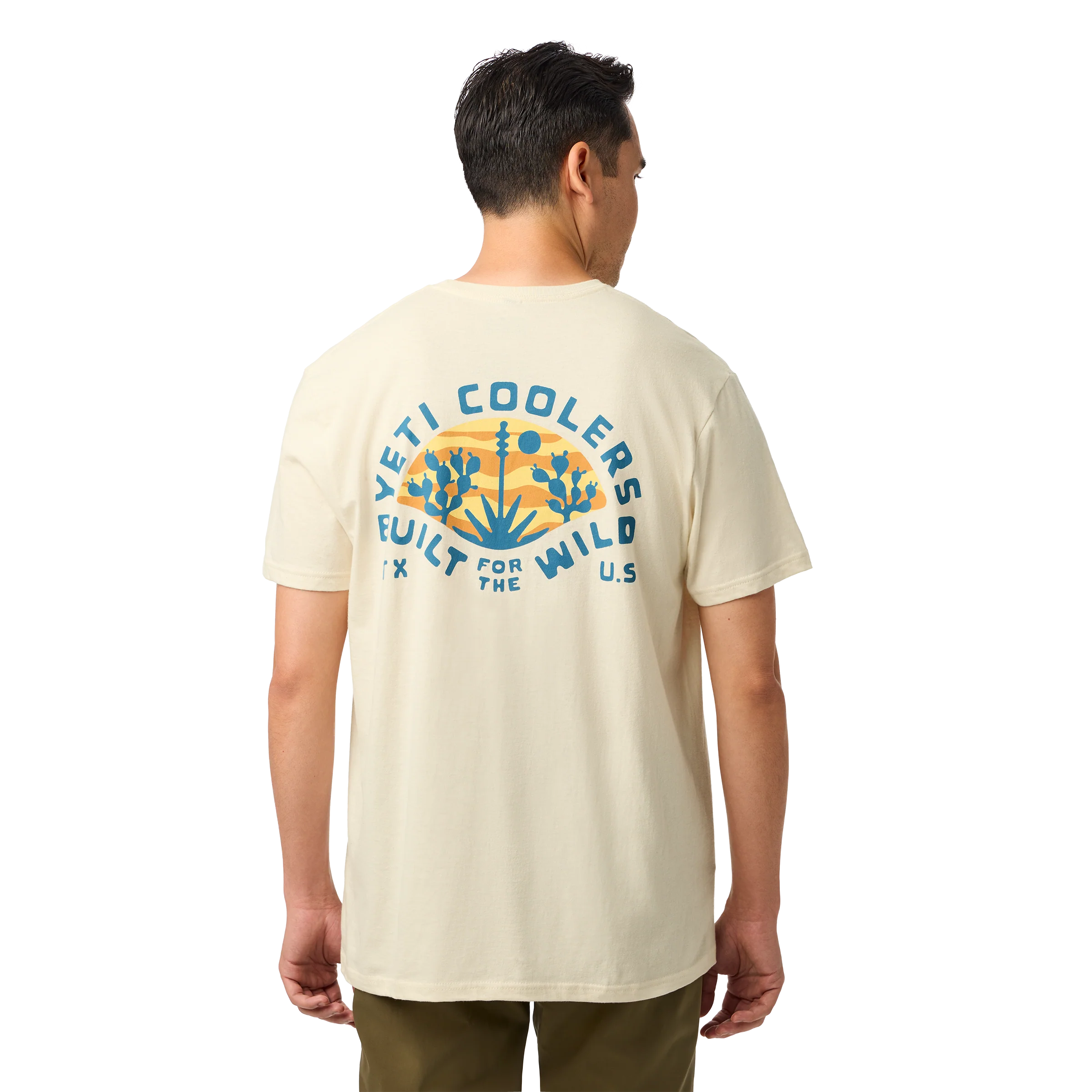 YETI Coolers® Horizon Short Sleeve T-Shirt Natural - Image 5