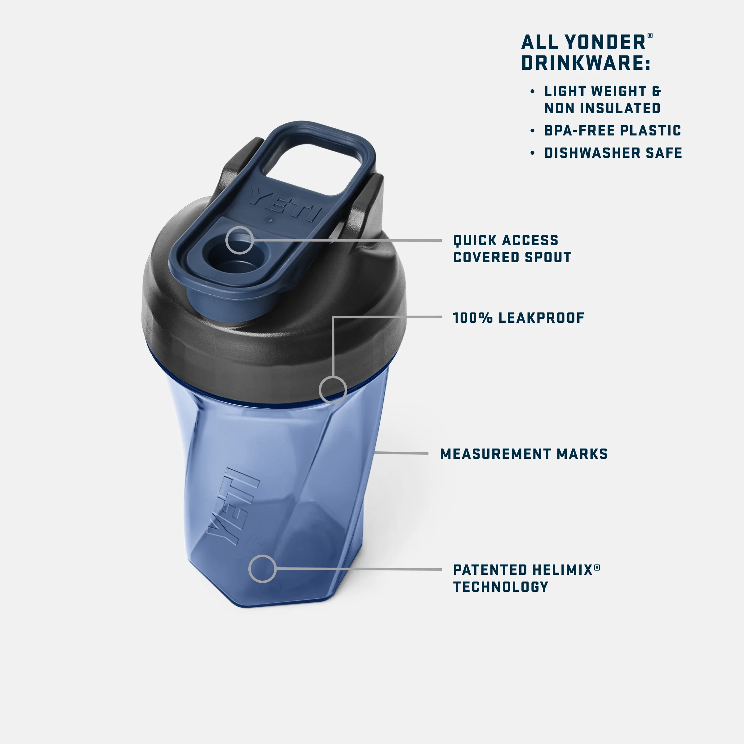 Yonder® 20 oz (591 ml) Shaker Bottle - Image 31