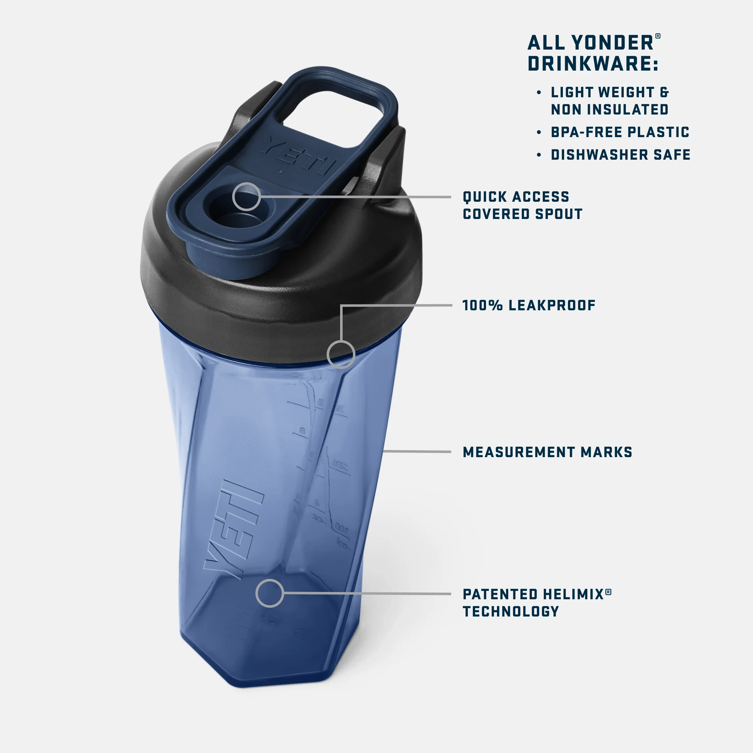 Yonder® 27 oz (798 ml) Shaker Bottle - Image 15